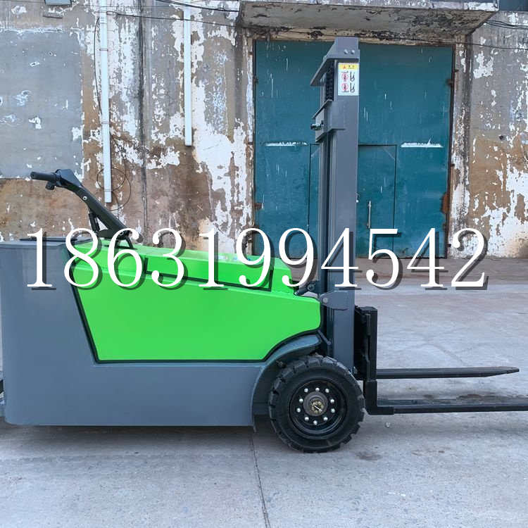 庄浪县小型电动叉车1吨2吨步行站驾式电瓶堆高充电装卸车液压升降车铲车
